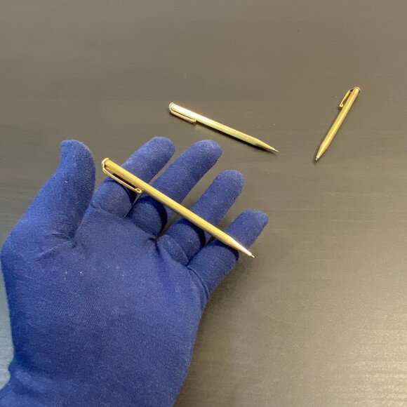 SELECT Pencil, MECHANICAL pencil, metal pen, golden color, ONE Pencil, made in J - Picture 9 of 10